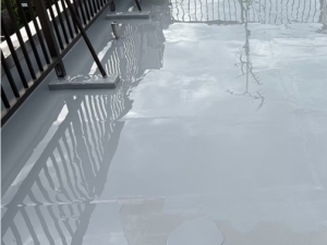 ⑩ウレタン防水 (通気緩衝工法)上塗り